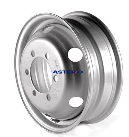 Диск штампованный 5,5*16 6*170 ET106 130 Asterro Silver Газель (усиленный с вентилем 1100 кг)